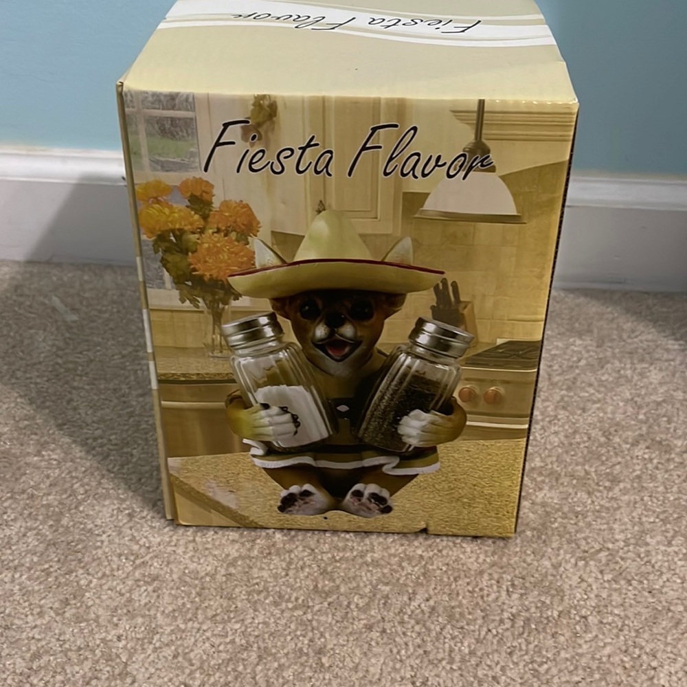 Fiesta Flavor Salt & Pepper Holder